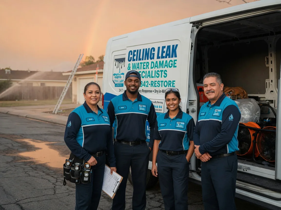 Ceiling Leak Cleanup company in Blooming Grove, TX